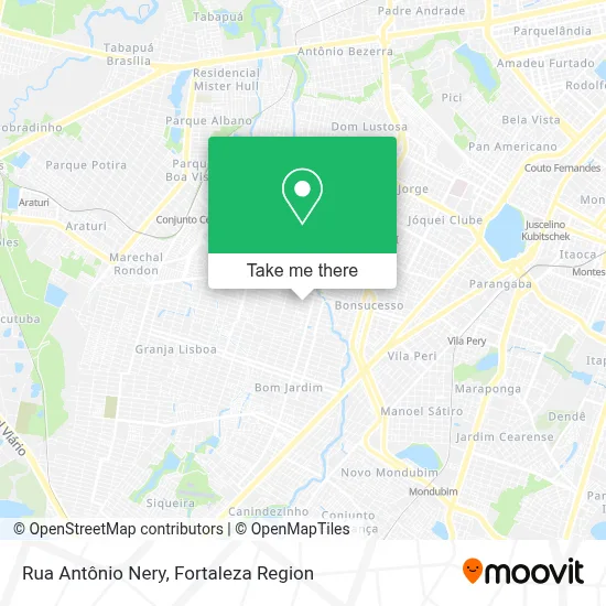 Rua Antônio Nery map