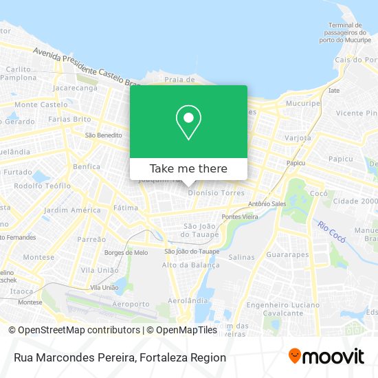 Mapa Rua Marcondes Pereira