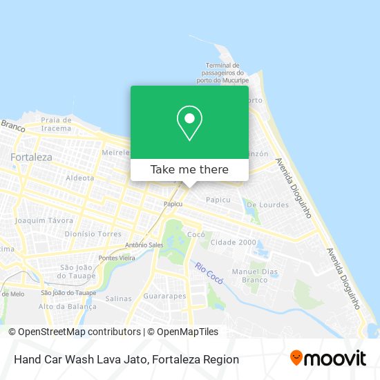 Hand Car Wash Lava Jato map