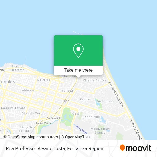 Rua Professor Alvaro Costa map
