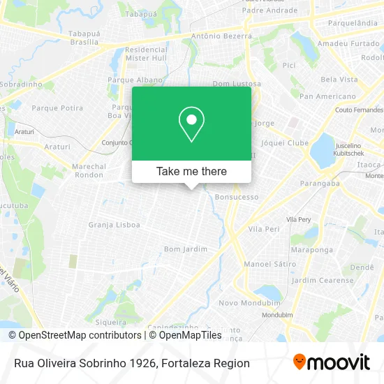 Rua Oliveira Sobrinho 1926 map