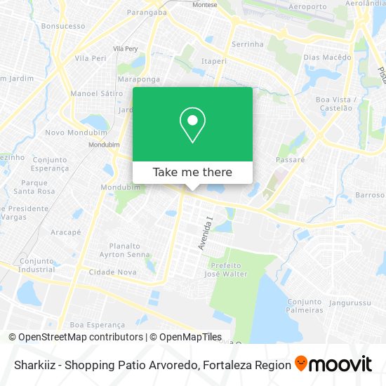 Sharkiiz - Shopping Patio Arvoredo map