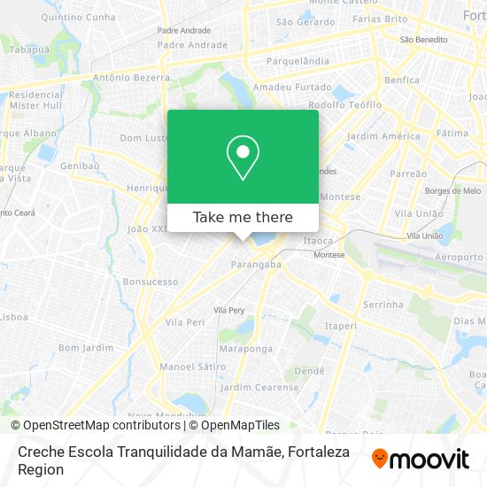 Creche Escola Tranquilidade da Mamãe map