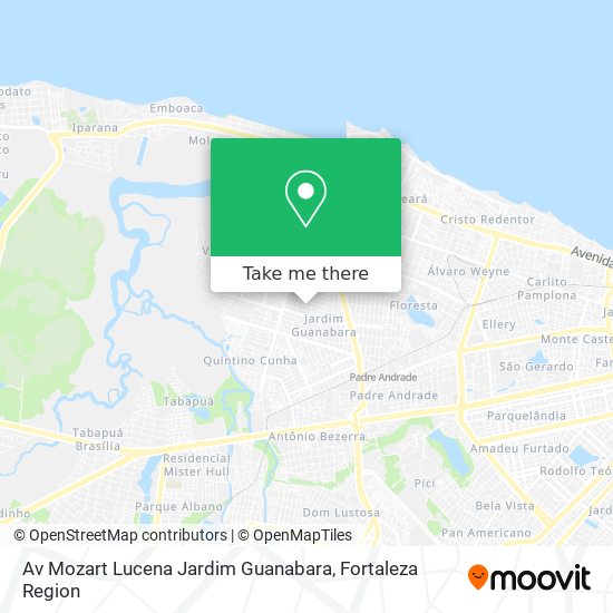 Mapa Av Mozart Lucena Jardim Guanabara