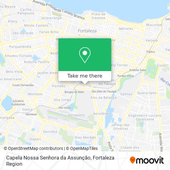 Mapa Capela Nossa Senhora da Assunção