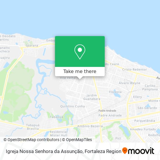 Mapa Igreja Nossa Senhora da Assunção