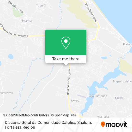 Diaconia Geral da Comunidade Católica Shalom map