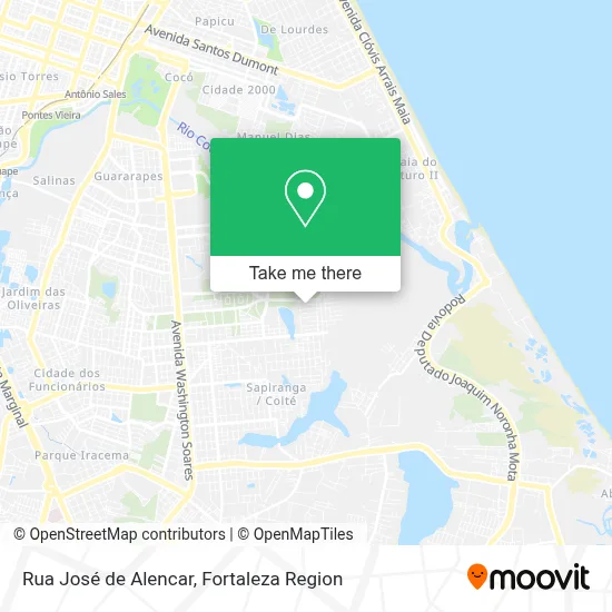 Rua José de Alencar map