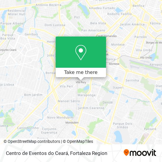 Centro de Eventos do Ceará map