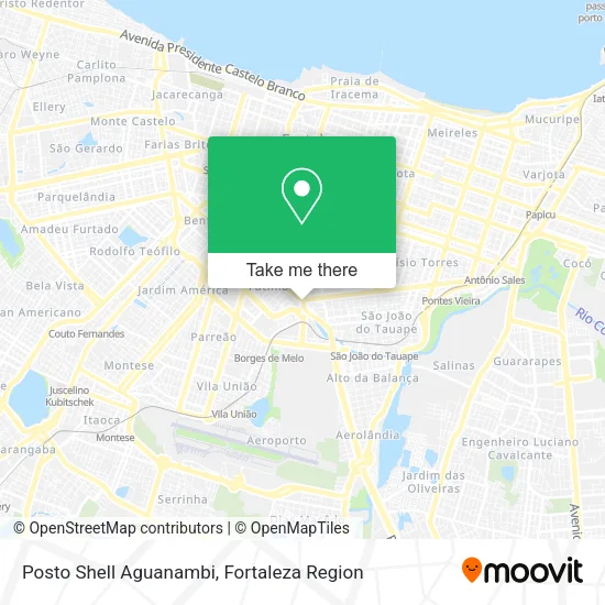 Posto  Shell Aguanambi map