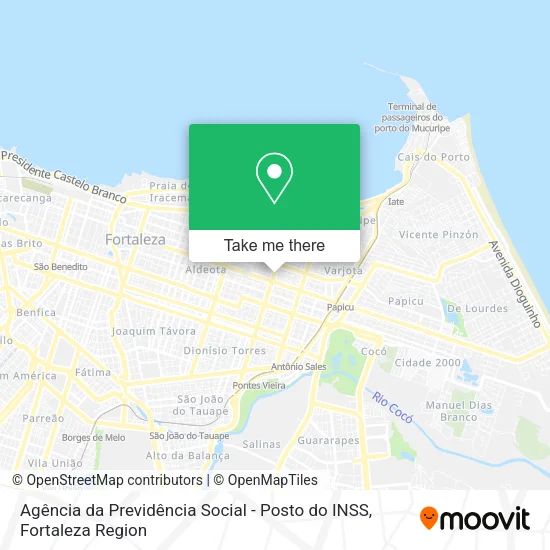 Agência da Previdência Social - Posto do INSS map