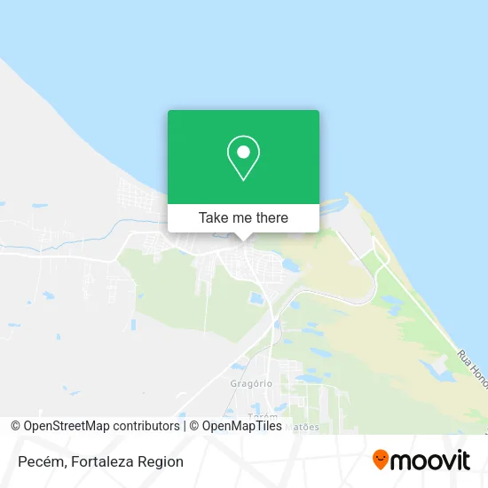 Pecém map