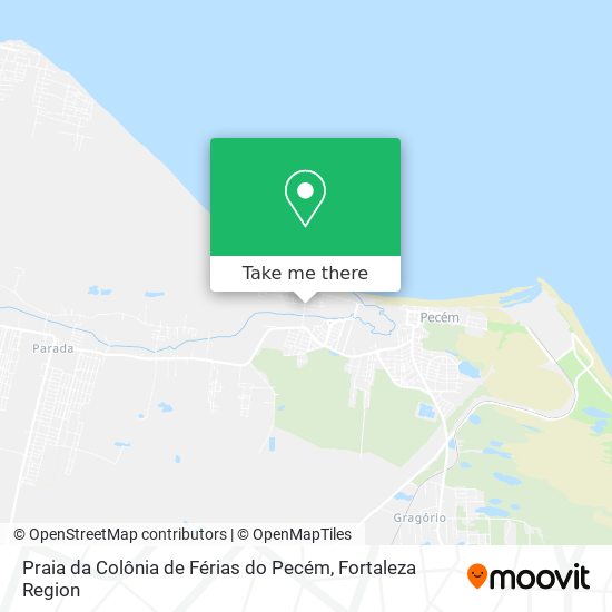 Praia da Colônia de Férias do Pecém map