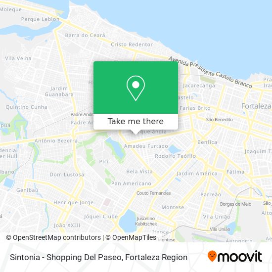 Sintonia - Shopping Del Paseo map