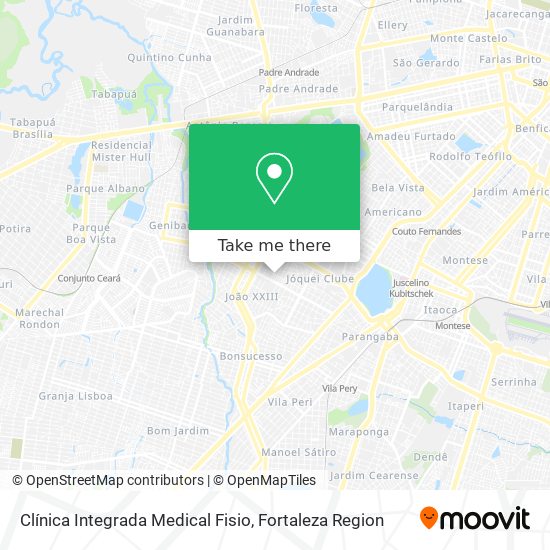 Clínica Integrada Medical Fisio map