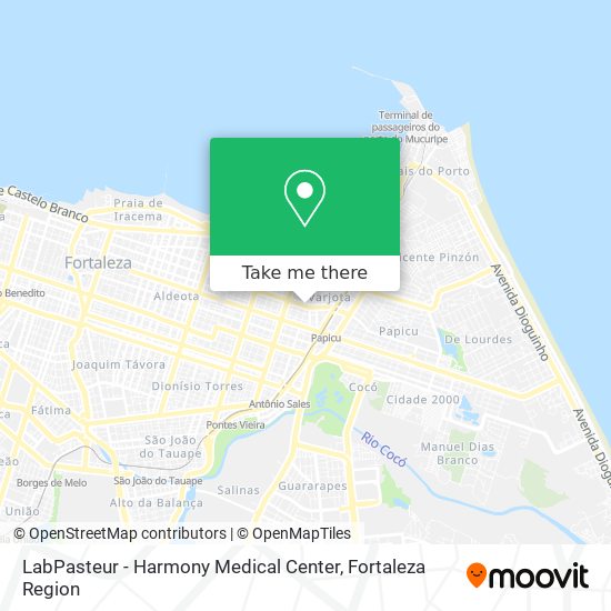 Mapa LabPasteur - Harmony Medical Center