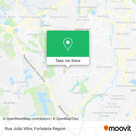 Rua João Vítor map