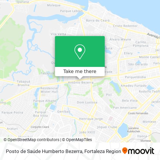 Posto de Saúde Humberto Bezerra map