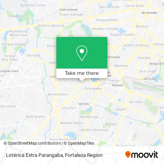 Lotérica Extra Parangaba map