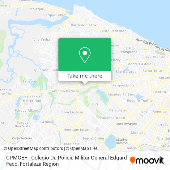 CPMGEF - Colegio Da Policia Militar General Edgard Faco map