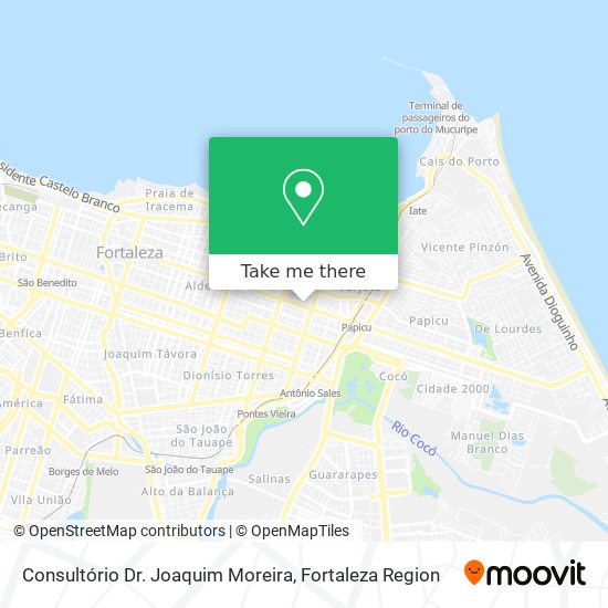 Consultório Dr. Joaquim Moreira map