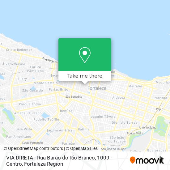 VIA DIRETA - Rua Barão do Rio Branco, 1009 - Centro map