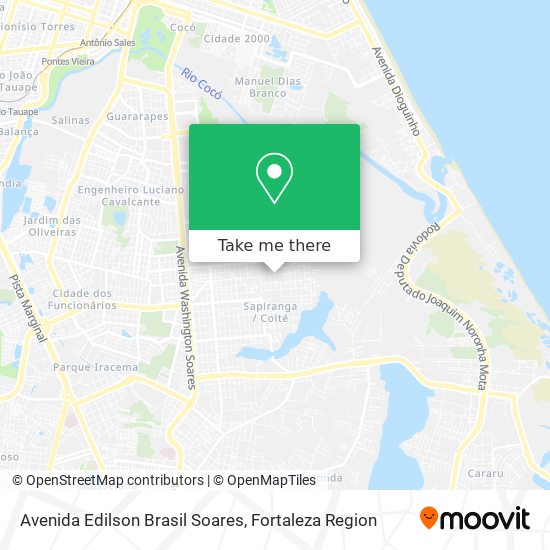 Avenida Edilson Brasil Soares map