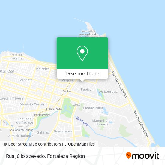 Rua júlio azevedo map