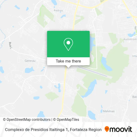 Complexo de Presídios Itaitinga 1 map