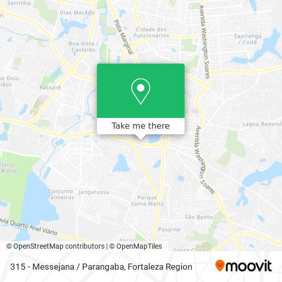 315 - Messejana / Parangaba map