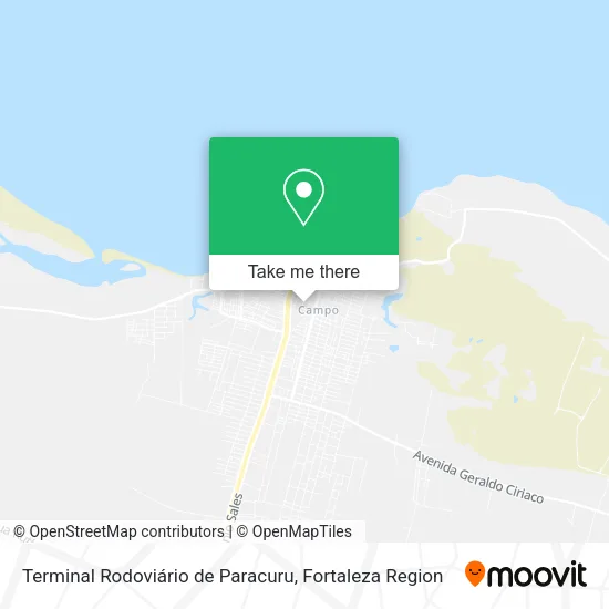 Terminal Rodoviário de Paracuru map