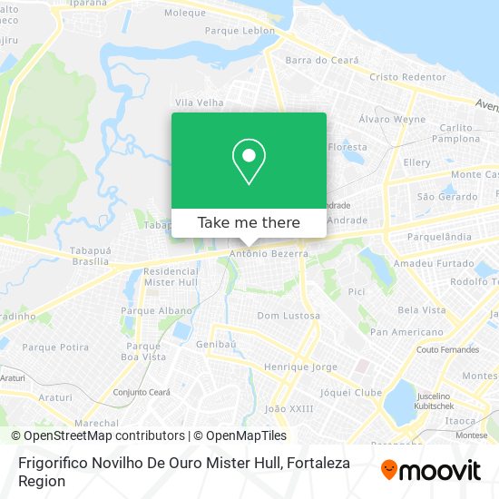 Frigorifico Novilho De Ouro Mister Hull map