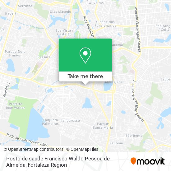 Posto de saúde Francisco Waldo Pessoa de Almeida map