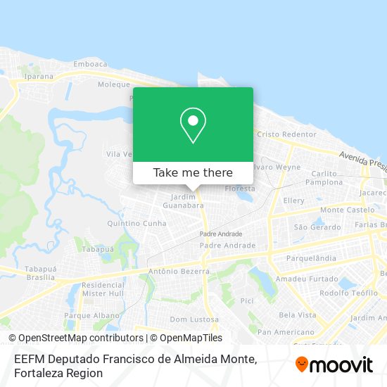 EEFM Deputado Francisco de Almeida Monte map