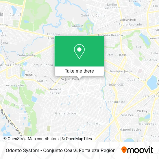 Odonto System -  Conjunto Ceará map