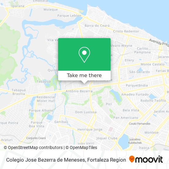 Colegio Jose Bezerra de Meneses map