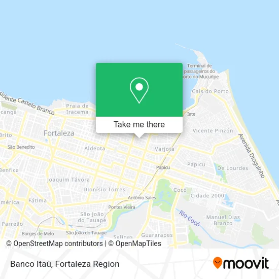 Banco Itaú map