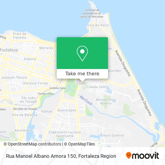 Rua Manoel Albano Amora 150 map