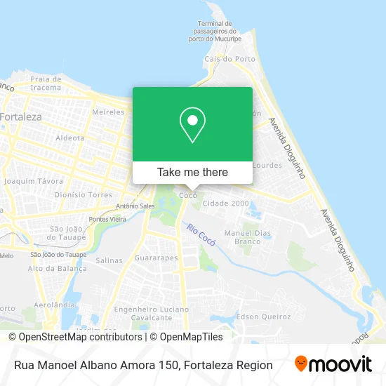 Rua Manoel Albano Amora 150 map