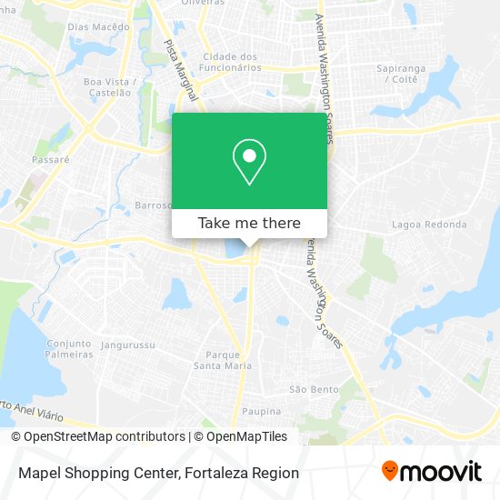 Mapel Shopping Center map