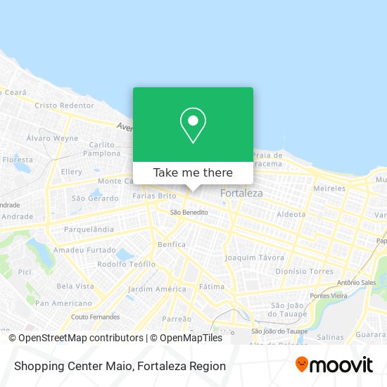 Shopping Center Maio map