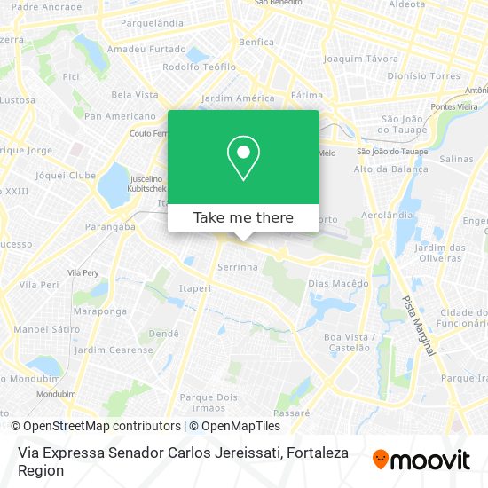 Via Expressa Senador Carlos Jereissati map