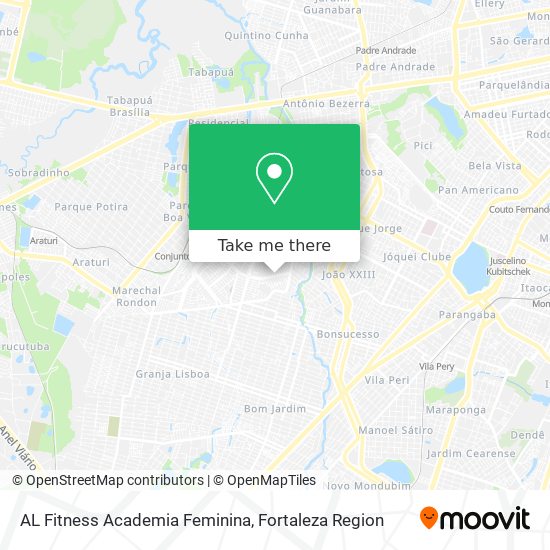 AL Fitness Academia Feminina map