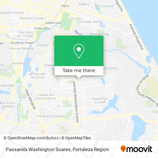 Passarela Washington Soares map