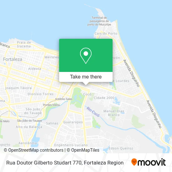 Rua Doutor Gilberto Studart 770 map