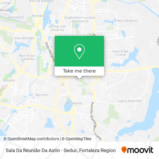 Sala Da Reunião Da Astin - Seduc map