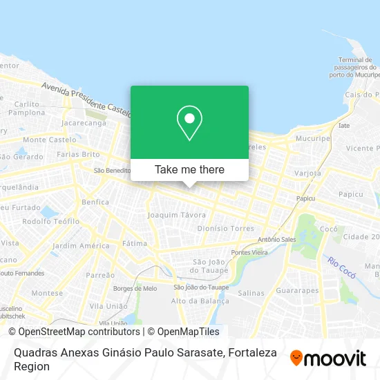 Quadras Anexas Ginásio Paulo Sarasate map