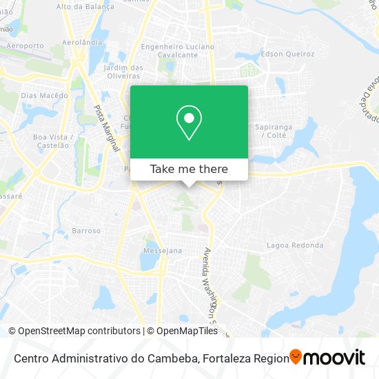 Centro Administrativo do Cambeba map