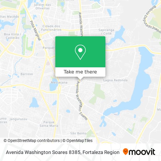 Mapa Avenida Washington Soares 8385