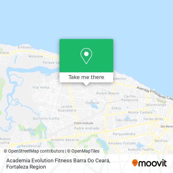 Academia Evolution Fitness Barra Do Ceará map